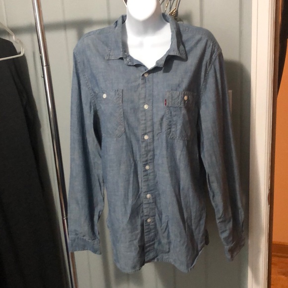 Levi's Tops - Levi’s denim button down blouse size medium